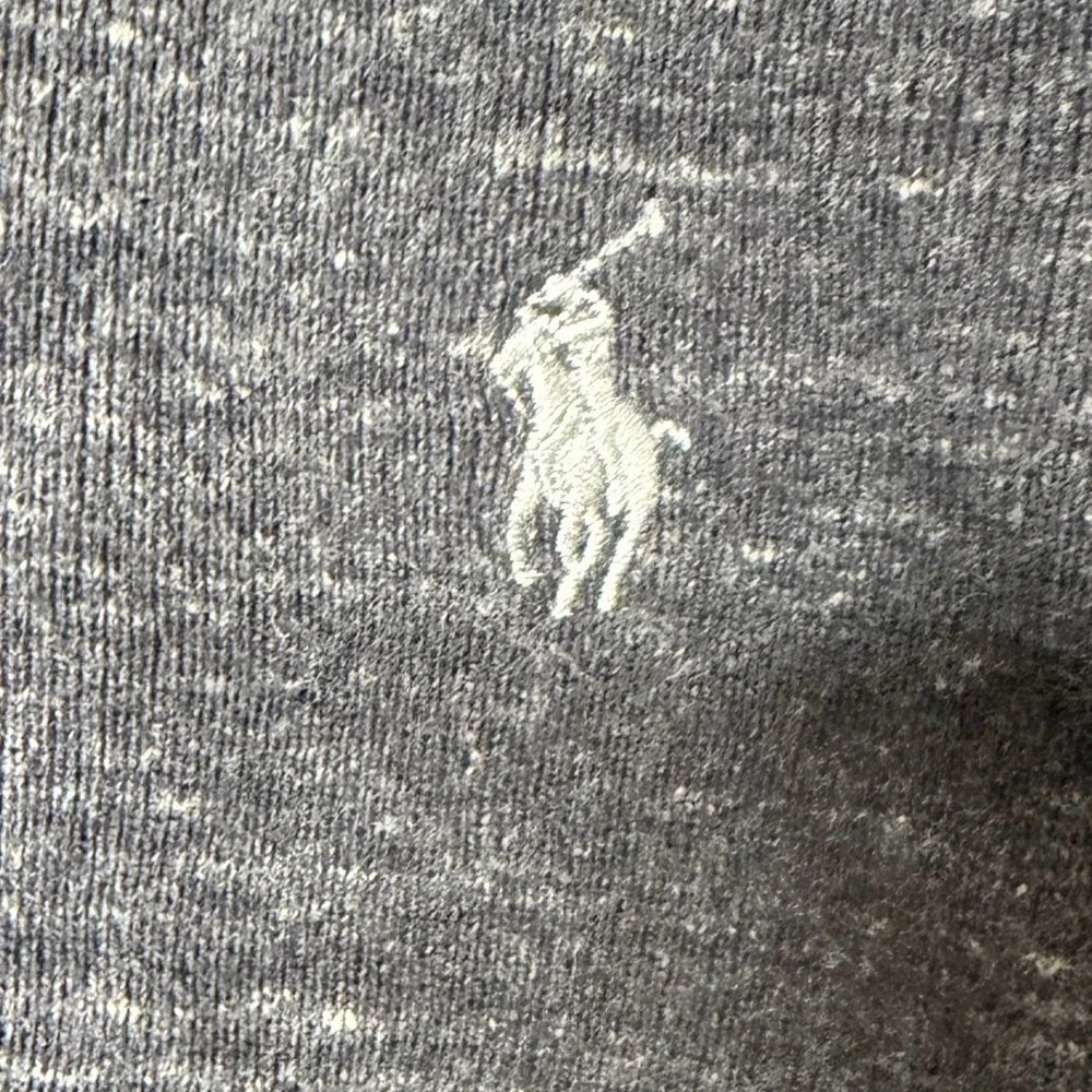 Polo Ralph Lauren Men's L Gray 100% Cotton Pullover Crewneck Sweater Nantucket